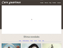Tablet Screenshot of caroguarinos.com